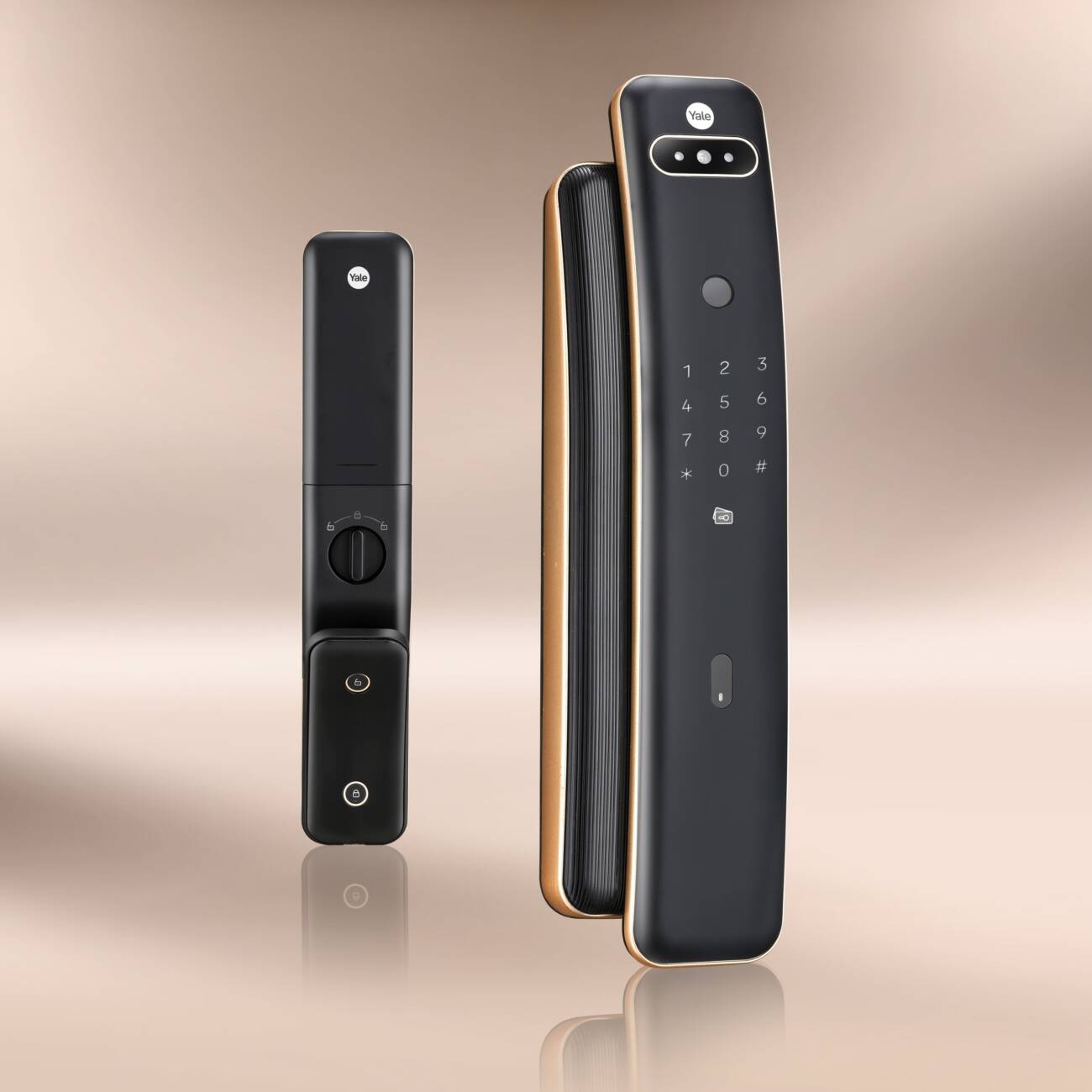 Yale Luna Pro+ Smart Lock with Face scan technology, Fingerprint, PIN, RFID and Manual Key (Bluetooth Module and Wifi Bridge Included) - Image 3