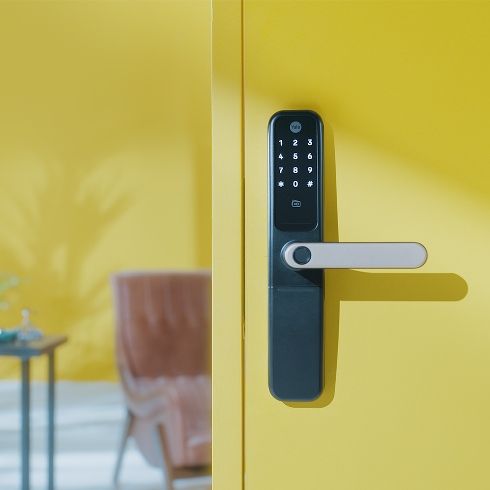 ByYou Mortise Smart Door Lock with 5 Way Unlocking Fingerprints, In-built Bluetooth, PIN Code, RFID Tag, Manual Key (Black/Gold) - Image 6